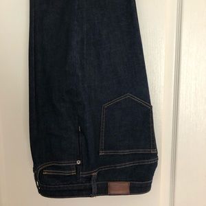 Straight Leg Blue Jeans